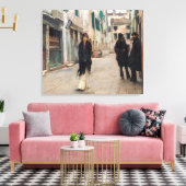 Straße in Venedig | John Singer Sargent | Leinwanddruck (Insitu (Wohnzimmer))