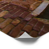 Straße in Venedig mit Wäsche waschen Kleider Itali Poster (Ecke)