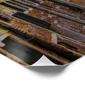 Straße in Venedig mit Wäsche waschen Kleider Itali Poster (Ecke)