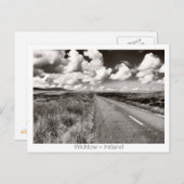 Straße in Wicklow Postkarte (Vorne/Hinten)