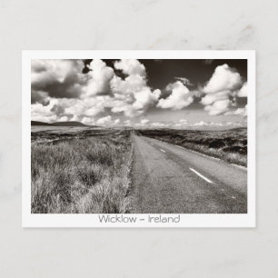 Straße in Wicklow Postkarte