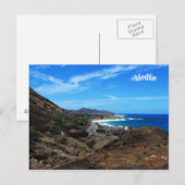 Straße ins Paradies Postkarte (Vorne/Hinten)