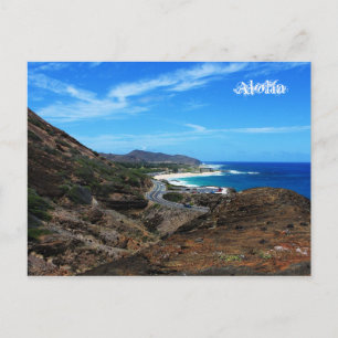 Straße ins Paradies Postkarte