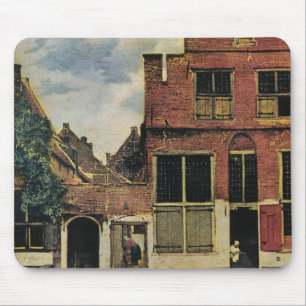 Straße Johannes Vermeers in Delft (circa 1660) Mousepad