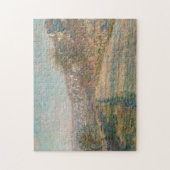 Straße La Roche-Guyon Monet Fine Art Puzzle (Vertikal)