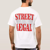 Straße legales Massachusetts T-Shirt (Rückseite)