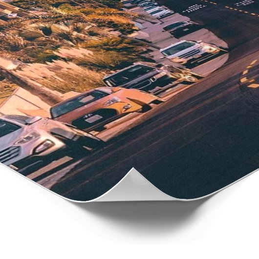 Straße Los Angeles Poster (Ecke)