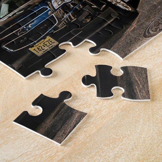 Straße mit Autos Puzzle (Seite)