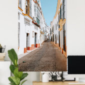 STRASSE MIT BEIGE HIGHWAYS UNTER BLAUEM HIMMEL POSTER (Heimbüro)