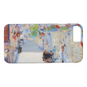 Straße mit französischen Flaggen, Manet Case-Mate iPhone Hülle (Rückseite (Horizontal))