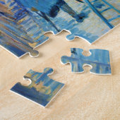 Straße mit französischen Flaggen, Manet Puzzle (Seite)