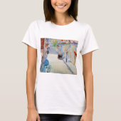 Straße mit französischen Flaggen, Manet T-Shirt (Vorderseite)