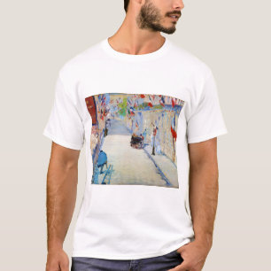Straße mit französischen Flaggen, Manet T-Shirt