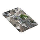 Straße mit Trulli Häusern in Alberobello, Puglia Magnet (Rechte Seite)