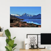 Straße nach Aoraki Poster (Heimbüro)
