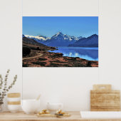 Straße nach Aoraki Poster (Küche)