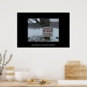 Straße nach Grafton Poster (Küche)