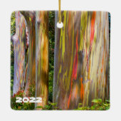 Straße nach Hana, Maui, Hawaii Keramikornament (Rückseite)