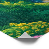 Straße nach Hana Maui Hawaii Poster (Ecke)