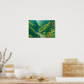 Straße nach Hana Maui Hawaii Poster (Küche)