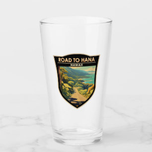 Straße nach Hana Maui Hawaii Vintag Glas