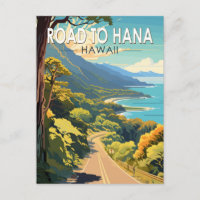 Straße nach Hana Maui Hawaii Vintag