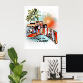 Straße nach Hana Poster (Heimbüro)