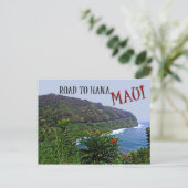 Straße nach Hana Postkarte (Stehend Vorderseite)