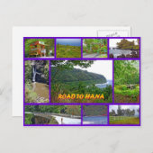 Straße nach Hana Postkarte (Vorne/Hinten)