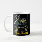 Straße nach Hana Survivor Curvy Palm Maui Hawaii Kaffeetasse (Links)