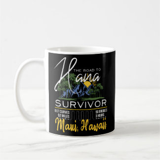 Straße nach Hana Survivor Curvy Palm Maui Hawaii Kaffeetasse