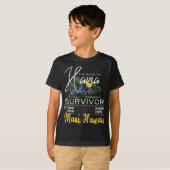 Straße nach Hana Survivor Curvy Palm Maui Hawaii L T-Shirt (Vorne ganz)