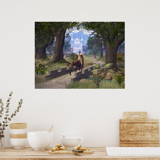 Straße nach Kalinos Poster (Küche)