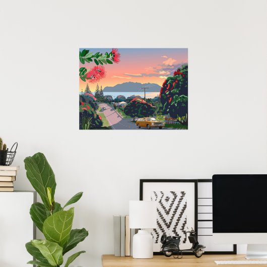 Straße nach Leigh Poster (Heimbüro)