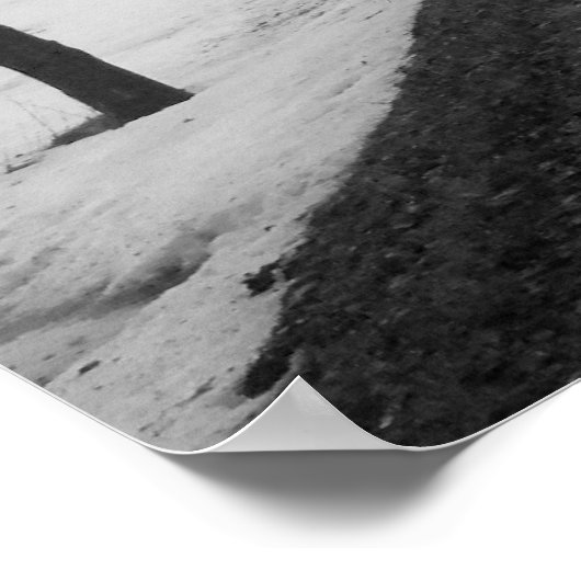 Straße nach Nirgendwo Poster (Ecke)