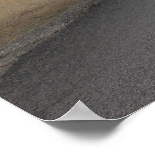 Straße nach Nirgendwo Poster (Ecke)