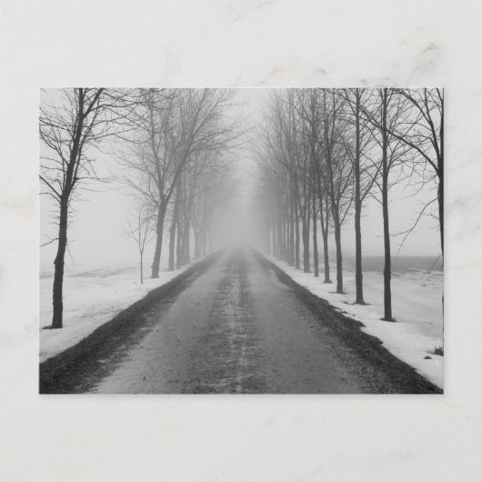 Straße nach Nirgendwo Postkarte (Vorderseite)