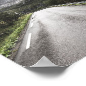 Straße nach Nusfjord Poster (Ecke)