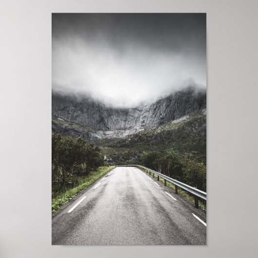 Straße nach Nusfjord Poster (Vorne)