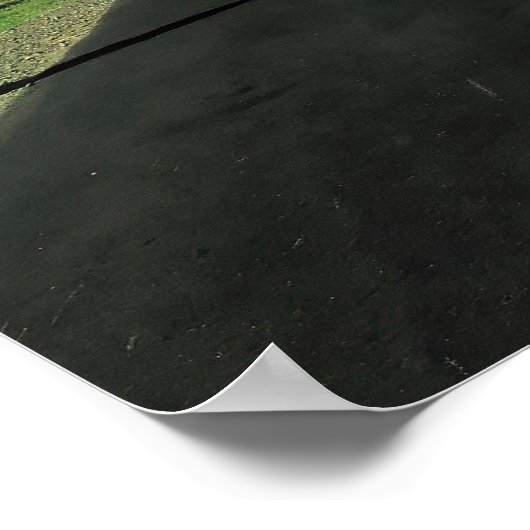 Straße nach Rinjani Poster (Ecke)