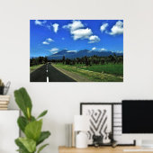 Straße nach Rinjani Poster (Heimbüro)