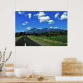 Straße nach Rinjani Poster (Küche)