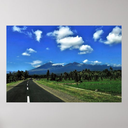 Straße nach Rinjani Poster (Vorne)