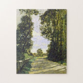 Straße nach Saint-Siméon Farm Monet Fine Art Puzzle (Vertikal)