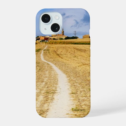 Straße nach Sansol iPhone 15 Hülle (Rückseite)
