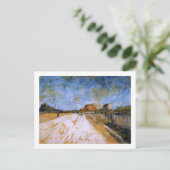 Straße neben Paris Ramparts Van Gogh Fine Art Postkarte (Stehend Vorderseite)