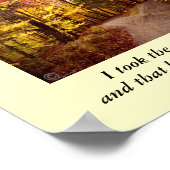 Straße nicht gedruckt poster (Ecke)