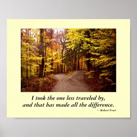 Straße nicht gedruckt poster (Vorne)