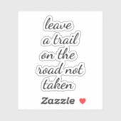 Straße nicht nach Maß genommen Vinyl Aufkleber (Blatt)