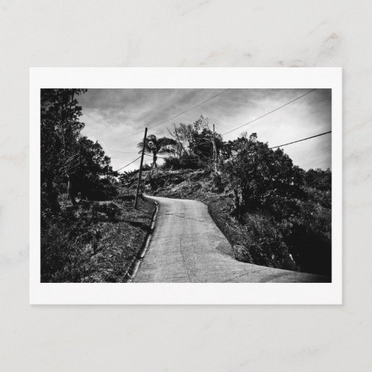 Straße oben postkarte (Vorderseite)